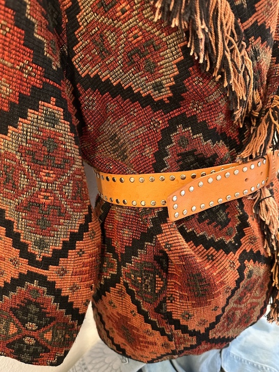 Vintage leather Guess silver studded Belt main image 7